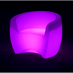 LOCATION FAUTEUIL LUMINEUX LED CLUB