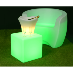 LOCATION FAUTEUIL LUMINEUX LED CLUB