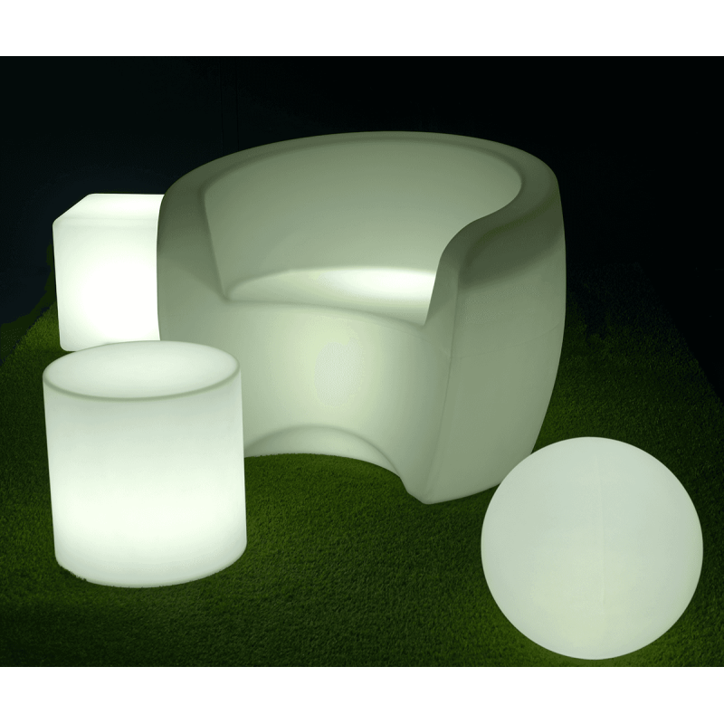 LOCATION FAUTEUIL LUMINEUX LED CLUB