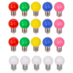 Guirlande Guinguette Globes Multicolores LED