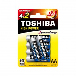 Pile 6LR61 - Pack de 1 TOSHIBA