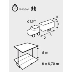 Location scène mobile de HYDRAU 4