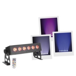 EZ-BAR 6X8W SUR BATTERIE BOOMTONE DJ